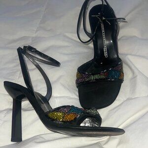 Giuseppe Zanotti Embroidered Heels